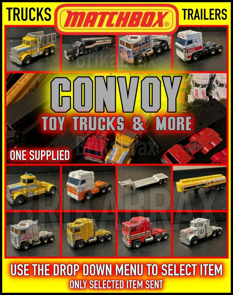 Brikabrax eBay Matchbox Convoy, Trucks, Lorries, Vans. Trailers (Select Item) Vintage Used Toys